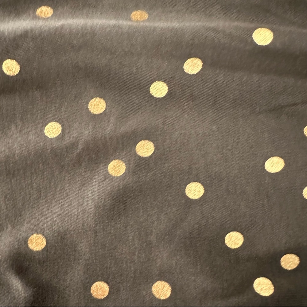 Boden Melinda dress women’s size 8l olive green with gold polka dots - Picture 5 of 6